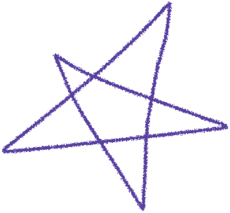 pink star decoration